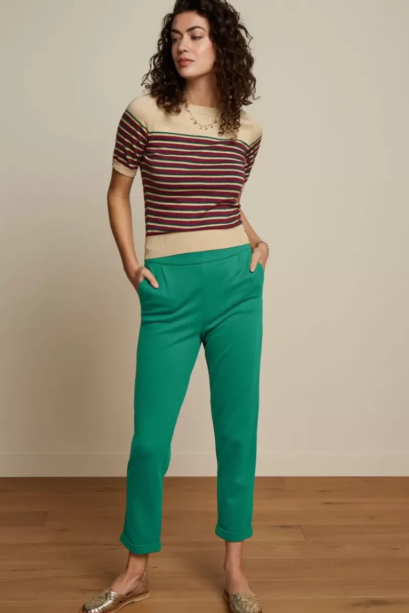 King Louie Tops & Shirts<Bella Top Ruiz Stripe Beaujolais Red