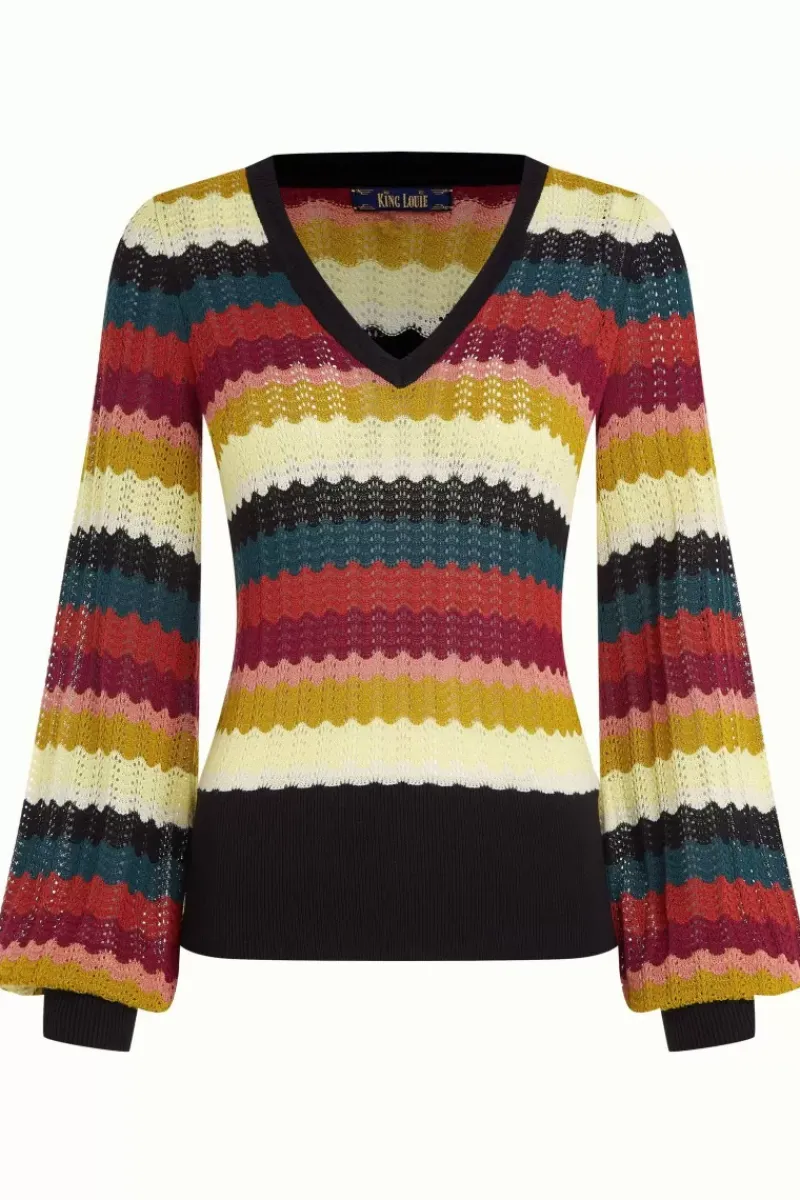 King Louie Truien<Bellsleeve Top Hernandez Black