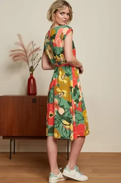 King Louie Jurken<Betty Dress Loose Fit La Monia Dusty Turquoise