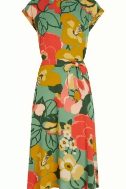 King Louie Jurken<Betty Dress Loose Fit La Monia Dusty Turquoise