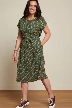 King Louie Jurken<Betty Loose Fit Dress Caliente Atlantis Green
