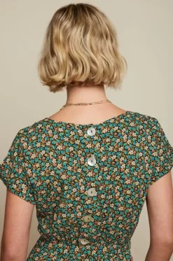 King Louie Jurken<Betty Loose Fit Dress Caliente Atlantis Green