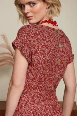 King Louie Jurken<Betty Loose Fit Dress Pereira Spicy Brown