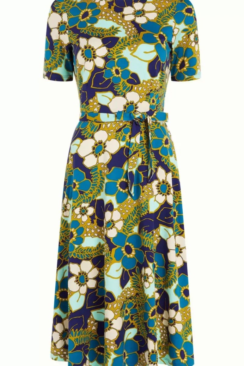 King Louie Jurken<Betty Party Dress Selena Deep Blue