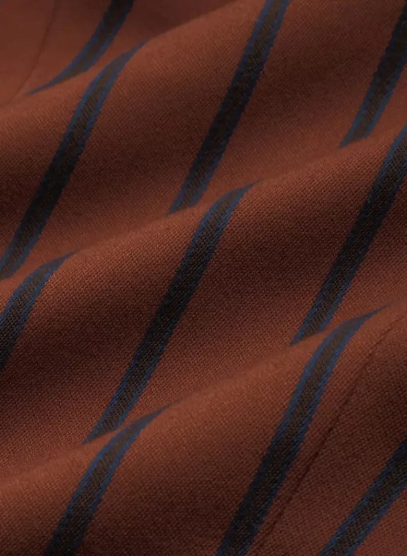 King Louie Tops & Shirts<Bianca Gilet Cubano Stripe Patina Brown