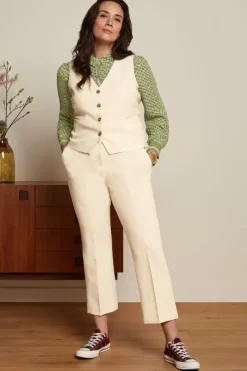 King Louie Tops & Shirts<Bianca Gilet Simonet Vanilla Cream