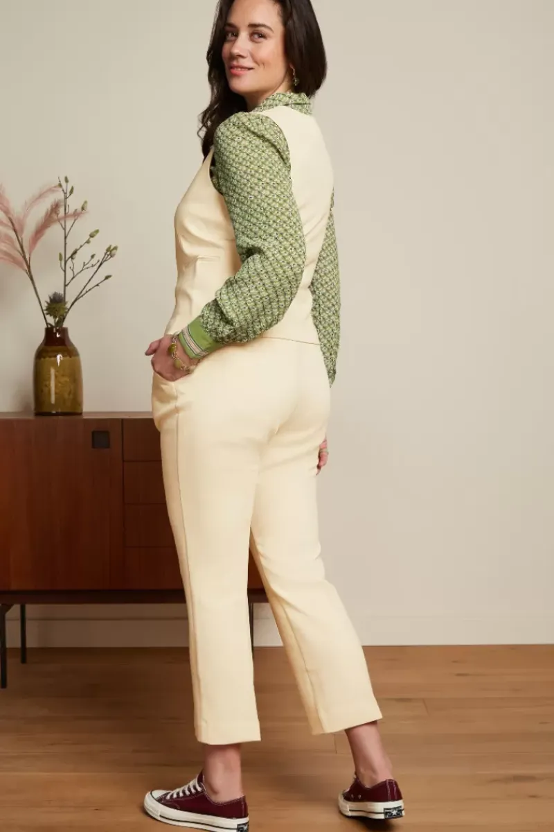 King Louie Tops & Shirts<Bianca Gilet Simonet Vanilla Cream
