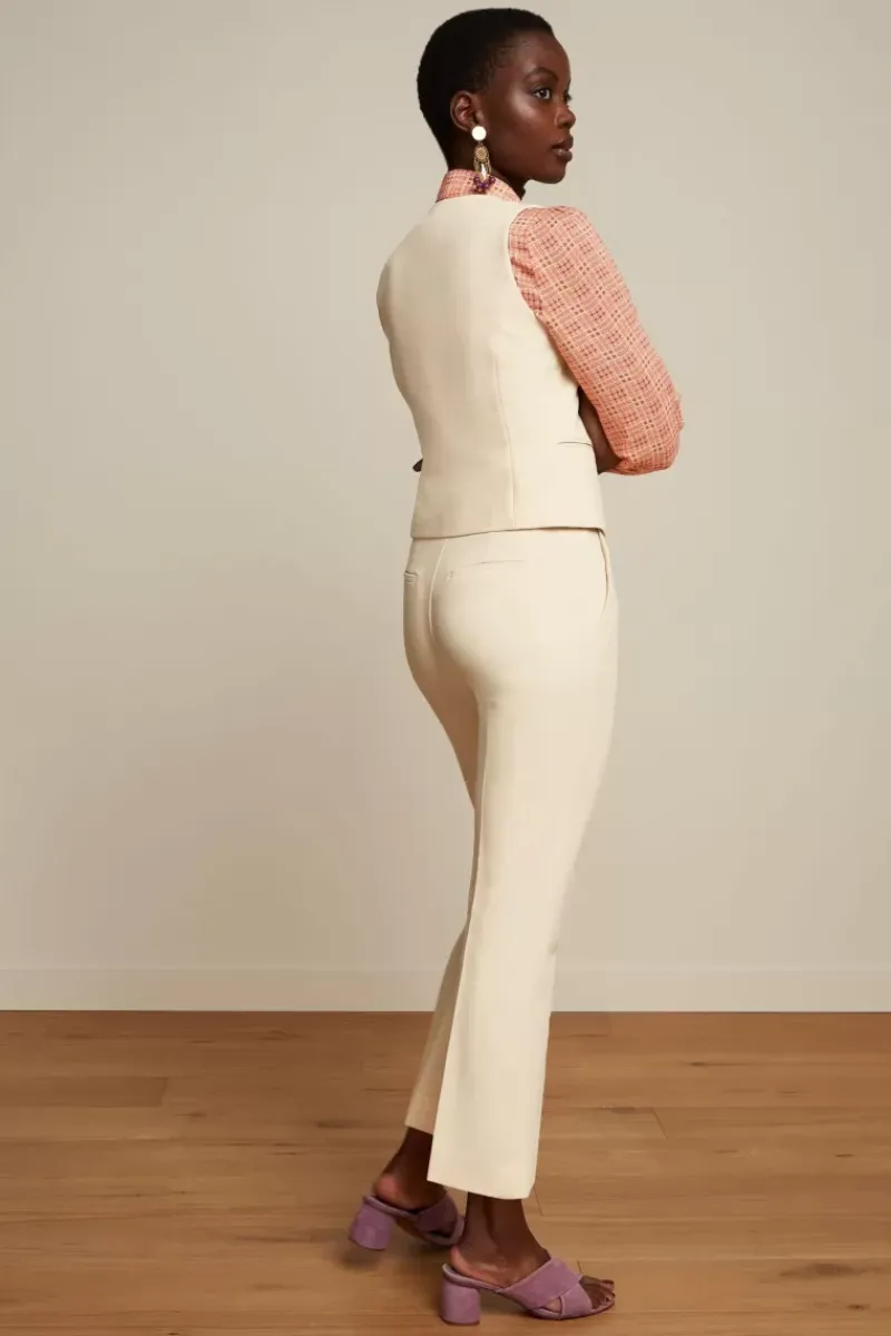 King Louie Tops & Shirts<Bianca Gilet Simonet Vanilla Cream