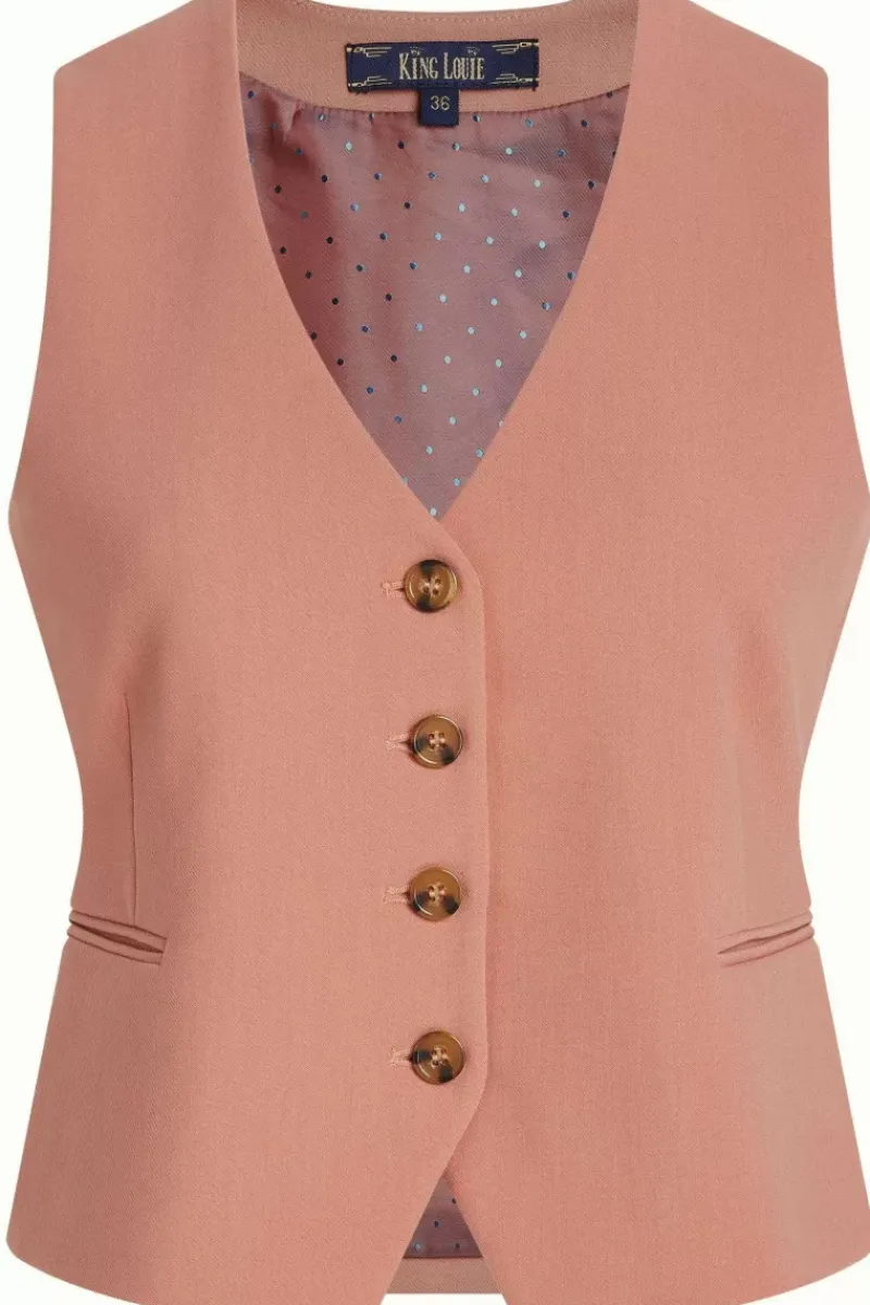 King Louie Tops & Shirts<Bianca Gilet Simonet Blooming Dahlia