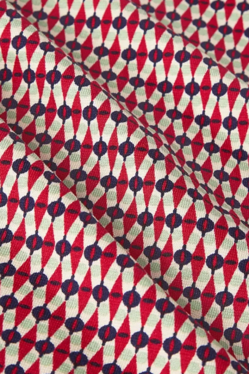 King Louie Blouses<Blouse Callaloo Chili Red