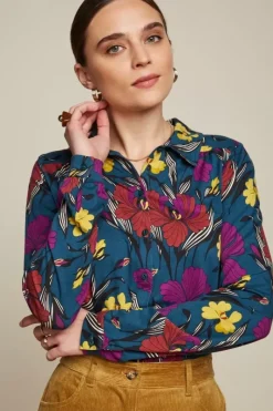 King Louie Blouses<Blouse Minelli Pond Blue