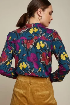 King Louie Blouses<Blouse Minelli Pond Blue