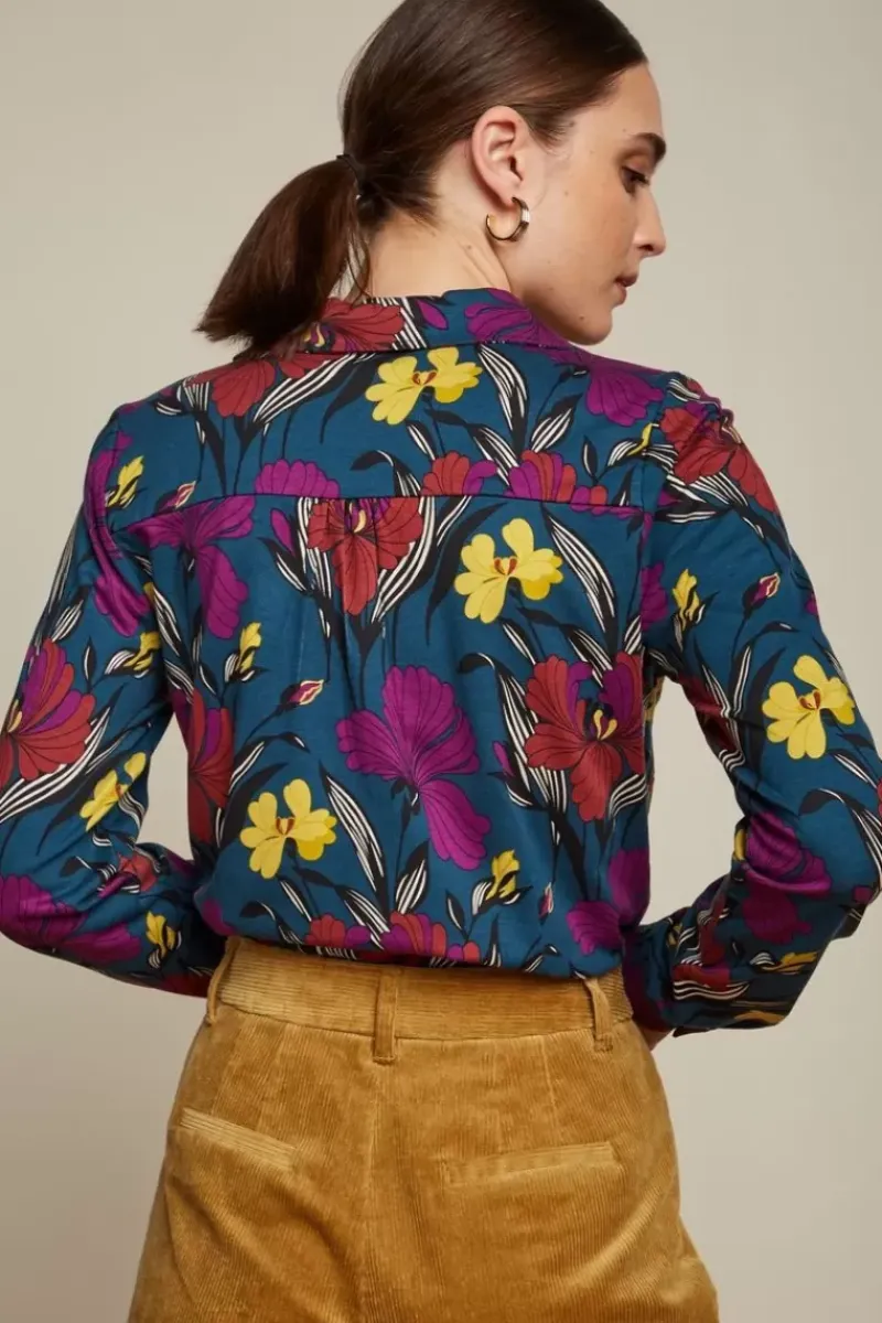 King Louie Blouses<Blouse Minelli Pond Blue