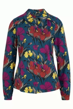 King Louie Blouses<Blouse Minelli Pond Blue