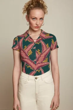 King Louie Blouses<Blouse Monserrat Dragonfly Green