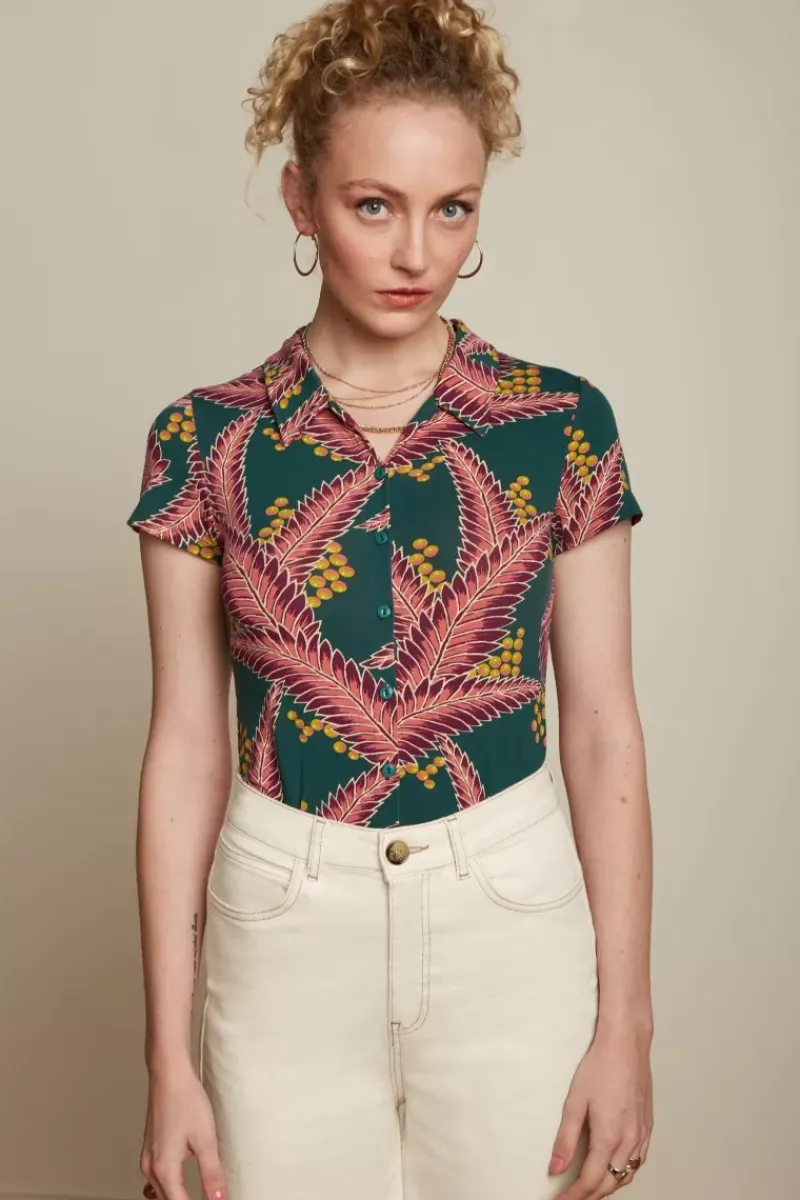 King Louie Blouses<Blouse Monserrat Dragonfly Green