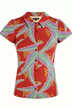 King Louie Blouses<Blouse Monserrat Sienna Red