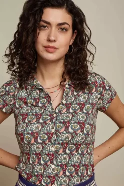 King Louie Blouses<Blouse Navarro True Red