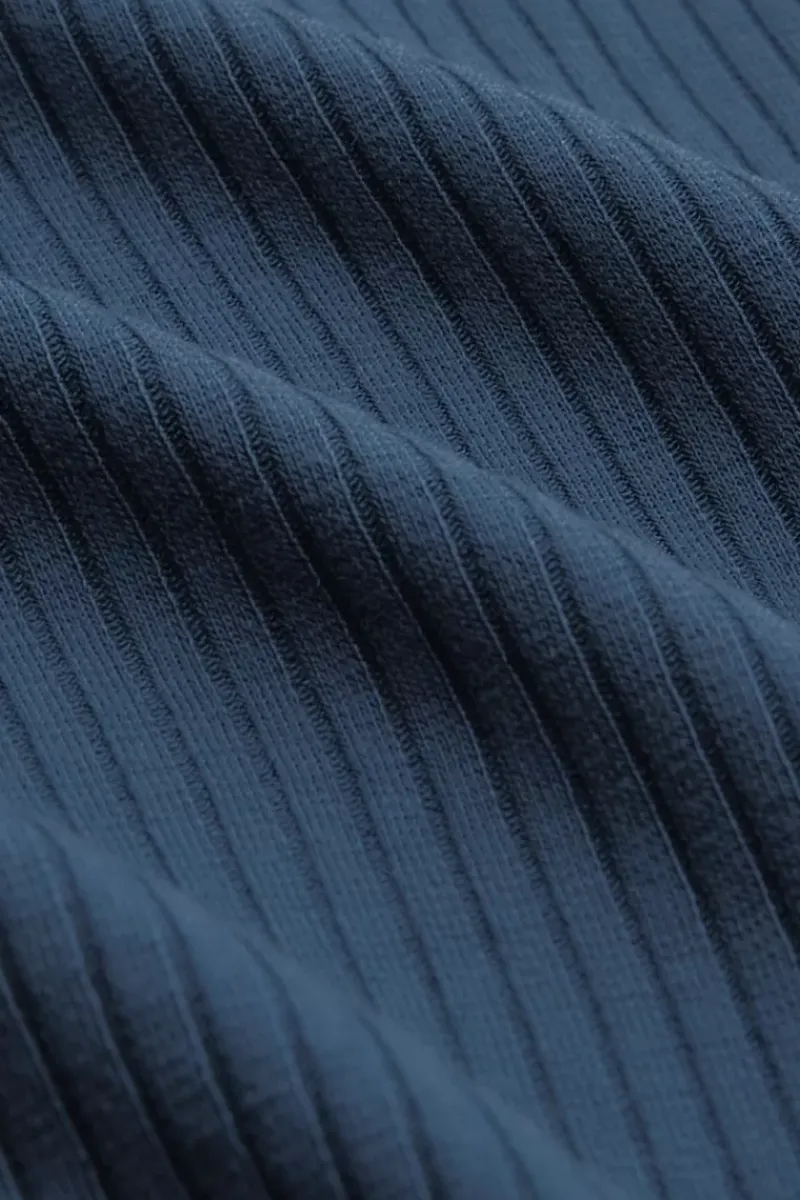 King Louie Blouses<Blouse Uni Rib Sailor Blue