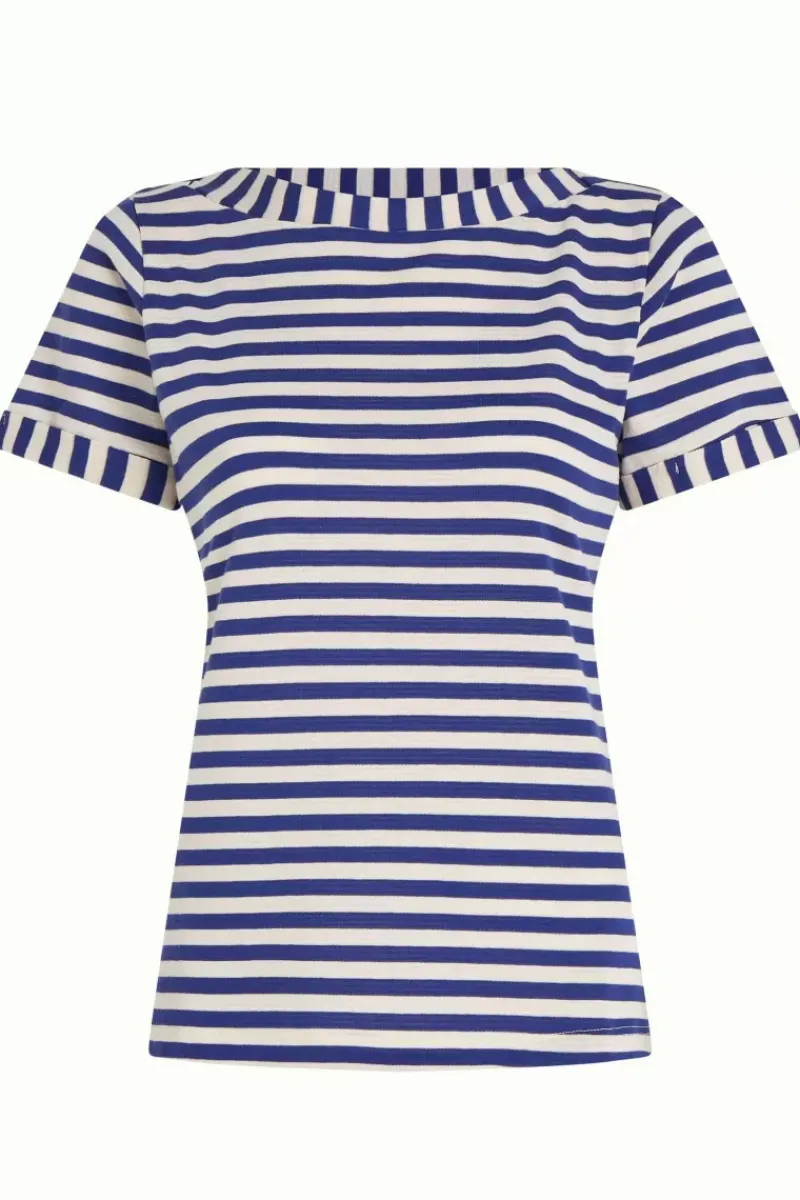 King Louie Tops & Shirts<Boatneck Top Chopito Stripe Deep Blue