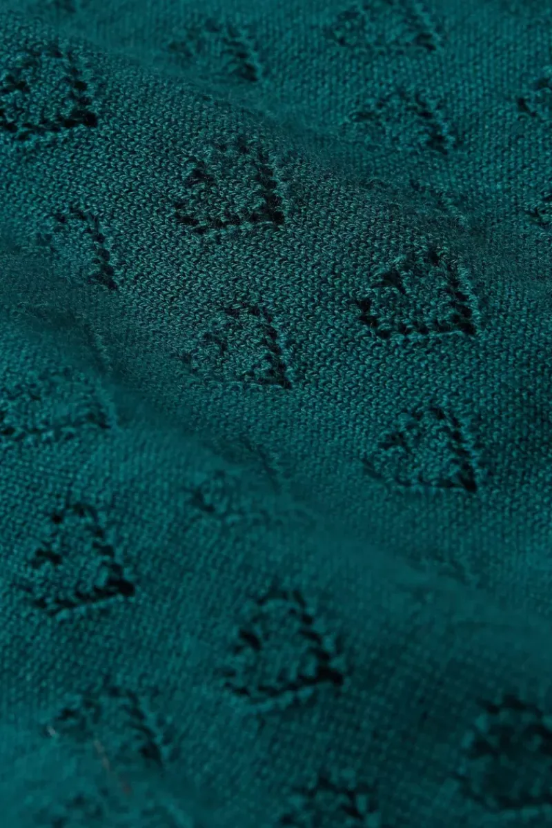 King Louie Tops & Shirts<Boatneck Top Heart Ajour Bci Dragonfly Green