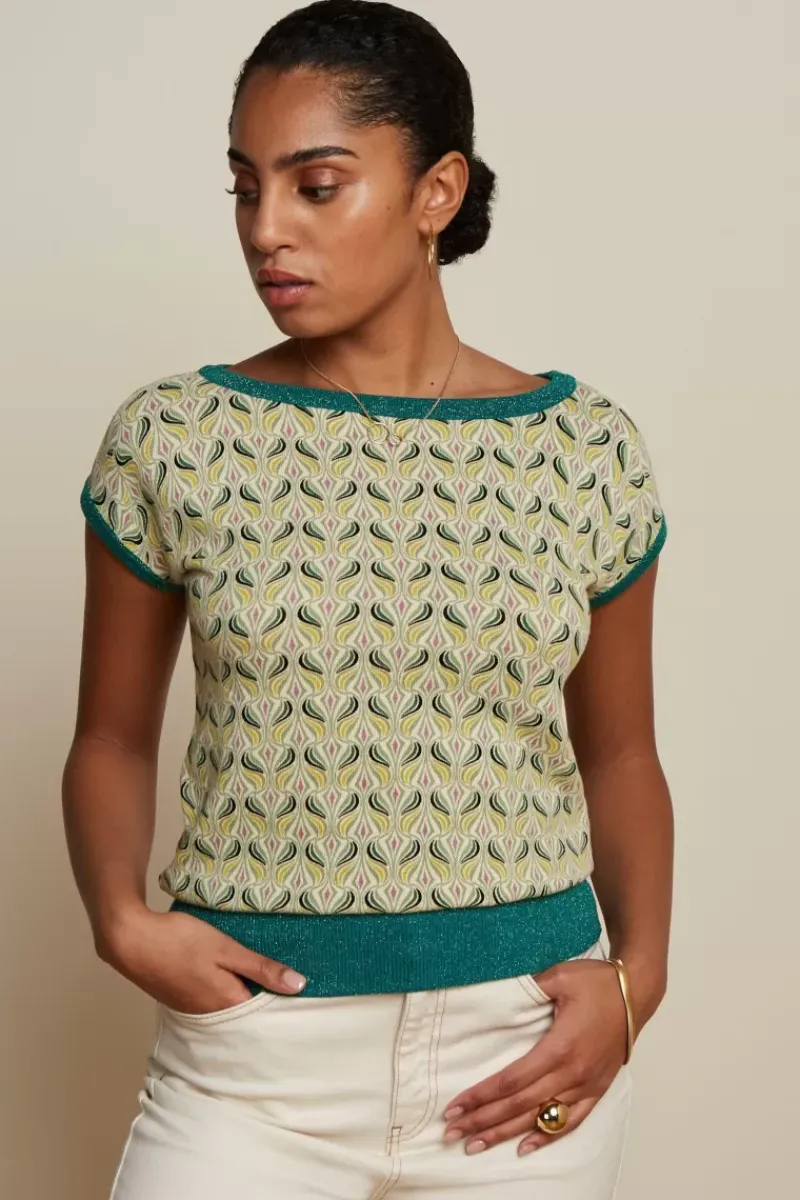 King Louie Tops & Shirts<Boatneck Top La Sape Antique Green