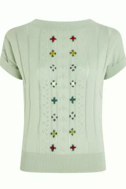 King Louie Tops & Shirts<Boatneck Top Orchid Foam Green
