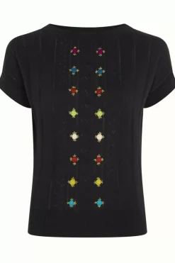 King Louie Tops & Shirts<Boatneck Top Orchid Black