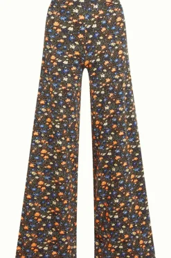 King Louie Broeken<Border Palazzo Pants Lopez Black