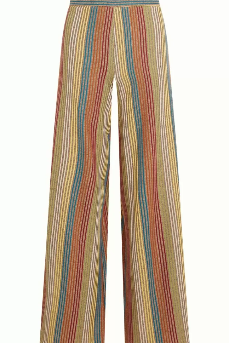 King Louie Broeken<Border Palazzo Pants Merolla Golden Brown