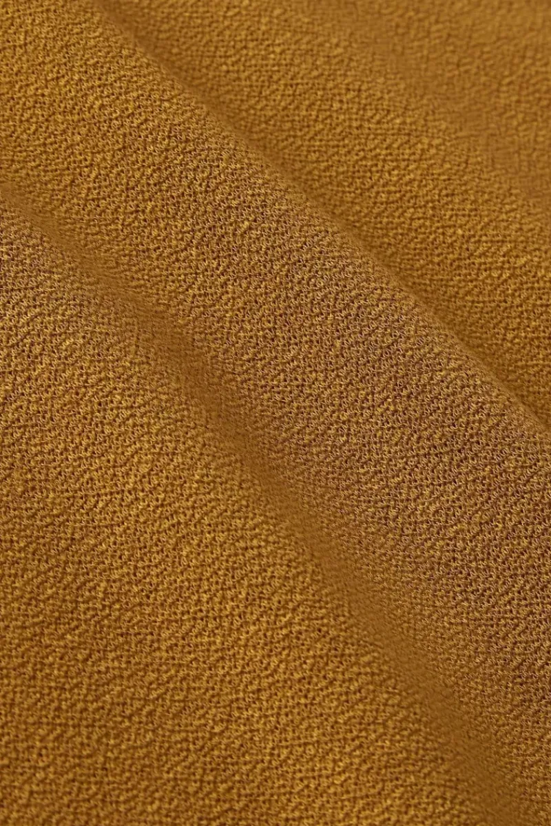 King Louie Broeken<Border Palazzo Pants Milano Crepe Golden Brown