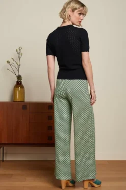 King Louie Broeken<Border Palazzo Pants Vegas Black