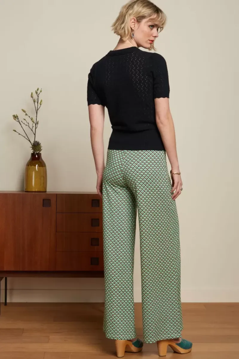 King Louie Broeken<Border Palazzo Pants Vegas Black