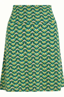 King Louie Rokken<Border Skirt Brazza Jasper Green
