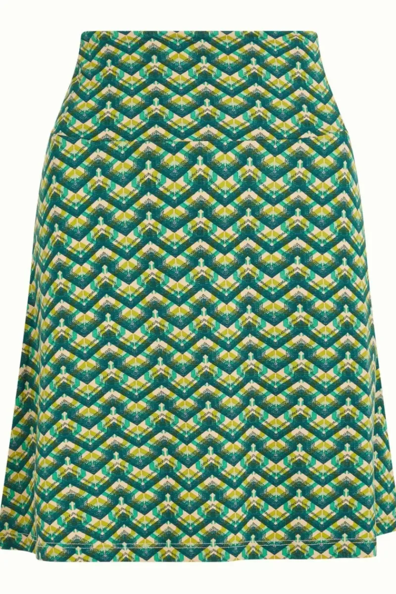 King Louie Rokken<Border Skirt Brazza Jasper Green