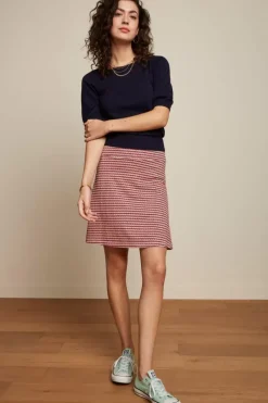 King Louie Rokken<Border Skirt Callaloo Chili Red