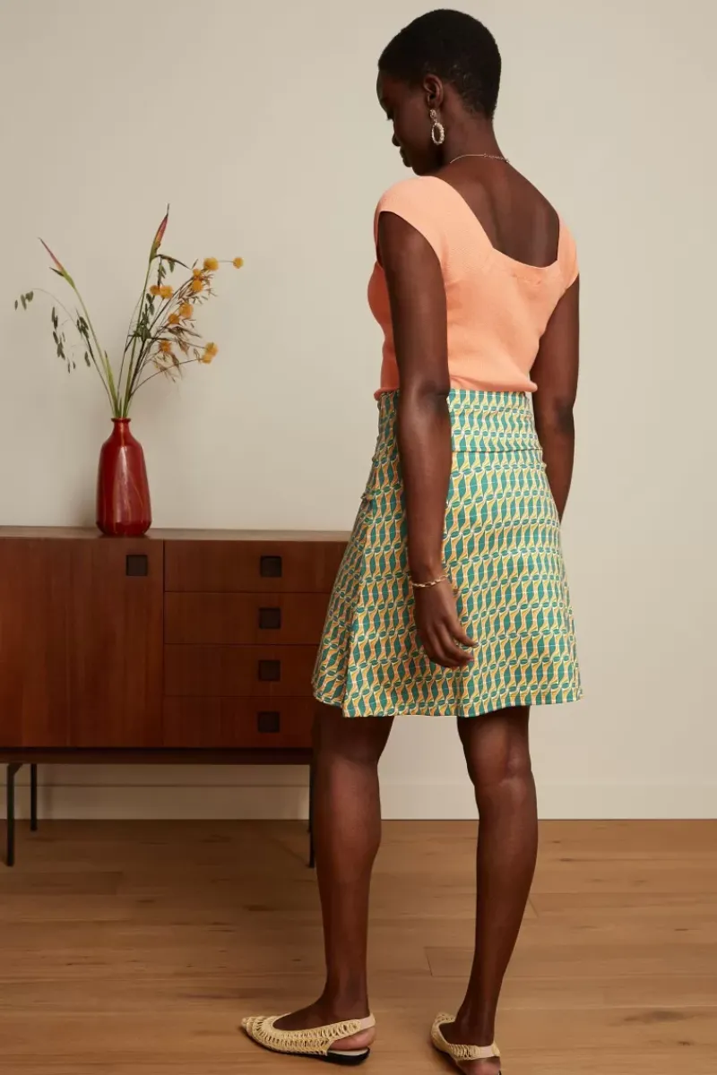 King Louie Rokken<Border Skirt Chillo Ponderosa Green