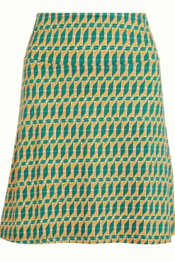 King Louie Rokken<Border Skirt Chillo Ponderosa Green