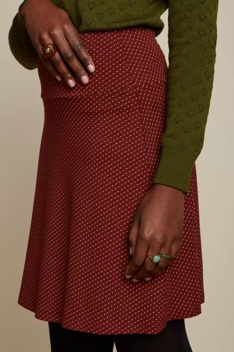 King Louie Rokken<Border Skirt Close-Up Brique Red