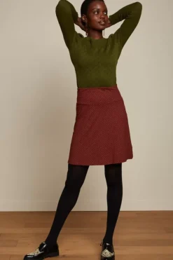 King Louie Rokken<Border Skirt Close-Up Brique Red