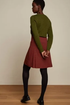 King Louie Rokken<Border Skirt Close-Up Brique Red