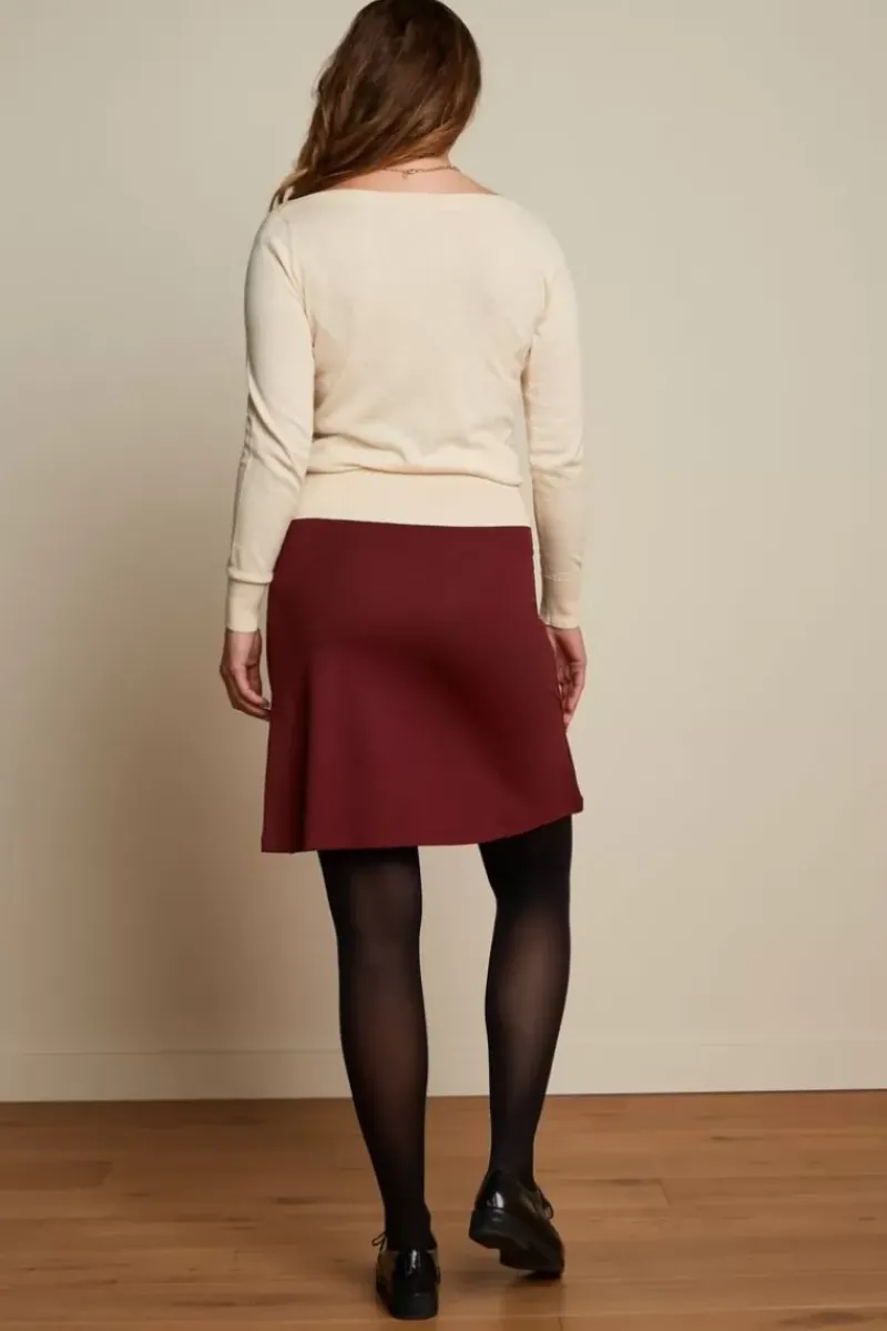 King Louie Rokken<Border Skirt Milano Uni Brique Red