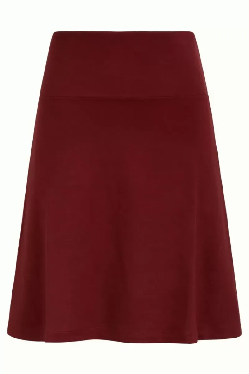 King Louie Rokken<Border Skirt Milano Uni Brique Red