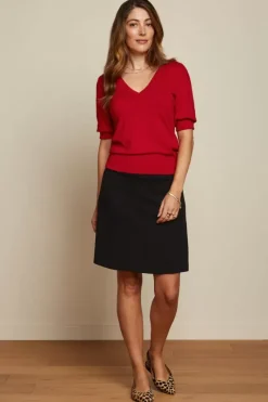 King Louie Rokken<Border Skirt Milano Uni Black