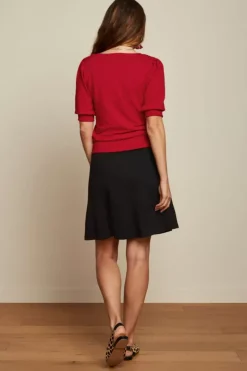 King Louie Rokken<Border Skirt Milano Uni Black