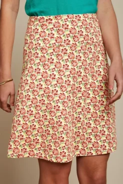 King Louie Rokken<Border Skirt Miniata Flame Orange