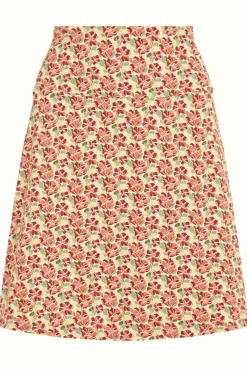 King Louie Rokken<Border Skirt Miniata Flame Orange
