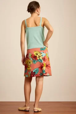 King Louie Rokken<Border Skirt Paraiso Apricot Pink