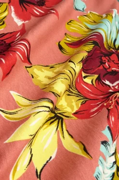 King Louie Rokken<Border Skirt Paraiso Apricot Pink