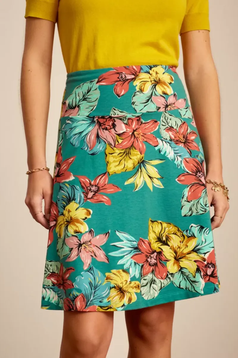 King Louie Rokken<Border Skirt Paraiso Fir Green